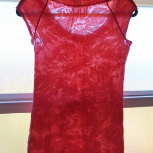 Three Dots coral soft sleep or outdoors t shirt, size L